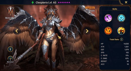 Cleopterix - HellHades - Raid Shadow Legends