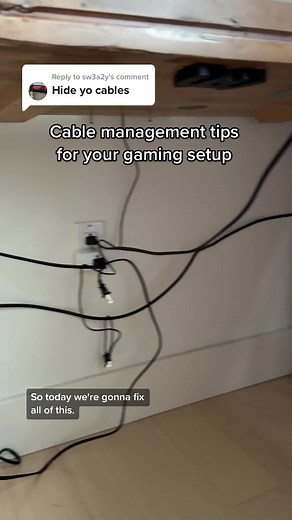 Replying to @sw3a2y Cable management ✅ Tell us what we should do next! #Xbox #PCSetup #CableManagement #Gaming
