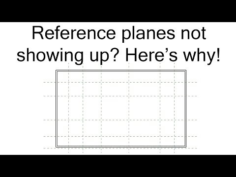 Reference planes not showing up - Revit Quick Tip