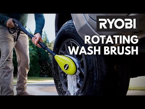 RYOBI Rotating Wash Brush