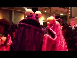 Sesame Street Yip Yips discover LucasFilm' Halloween party.