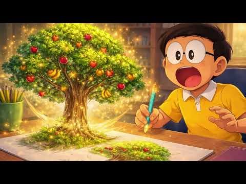 Doraemon Episode 12 | Nobita’s Magic Pencil Trouble ✏️ Funny Cartoon Story in English