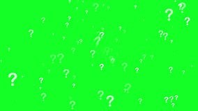 Confused Question Mark Animated Green Screen Icon Confused Effect Raining Question Marks Stock Footage - Video of abstract, confused: 315565836