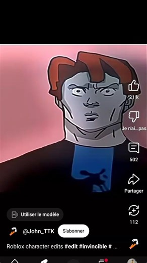 Invincible Roblox edit #viralshort #islembrakti #roblox