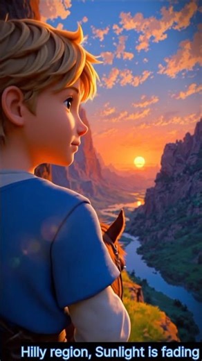 Alone Boy travel in Mountain Area,And Sunlight is Fading #Short #Natural Mountain #Reels #janio