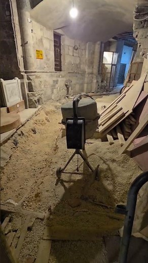 Excavations Are Still Ongoing at the Church of the Holy Sepulchre. #jerusalem #israel #jesus