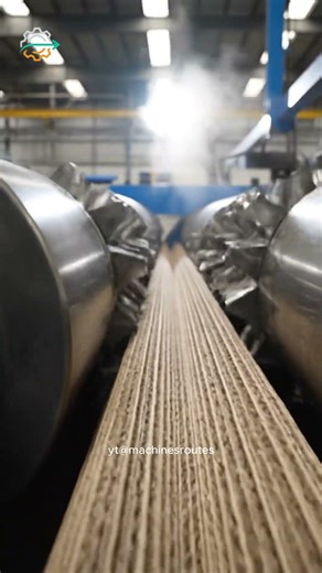 Corrugated Cardboard Production Line – Fluting & Laminating Flow