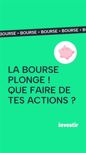 📉 La Bourse plonge ! Que faire de tes actions ? Je t’explique tout en vidéo ! ✅ Abonne-toi pour plus de tips sur l’investissement ! #donaldtrump #usa #douane #tax #commerce #business #america #economie #argent #money #politique #chinese #news #bourse #wallstreet #tradingtips #argent #money #finance #investissement #tips #investir | Investir