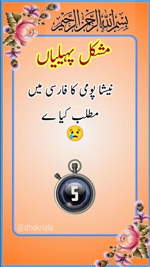 Nisha pomi ka Matlab Kiya ha || short Hindi paheliyan || phahaliyan with answers ||#shortsfeed