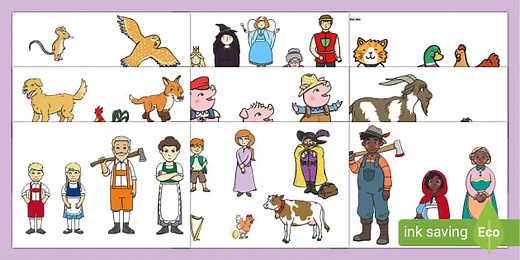 Traditional Tales Stick Puppets Pack