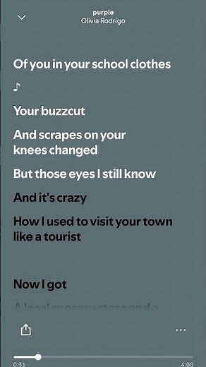 Olivia Rodrigo - purple (Lyrics) #spotify #popular #trending