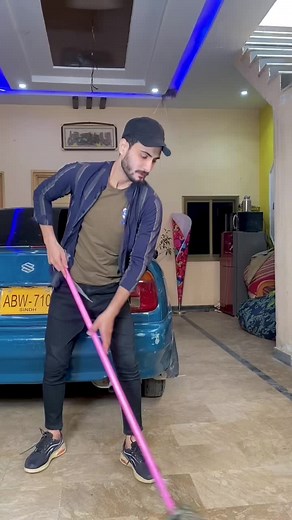 Garage Cleanup Tips with a Pink Broom