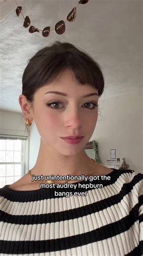 Embrace Audrey Hepburn-Inspired Bangs