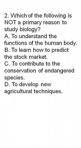 Why do we study Biology Grade 9