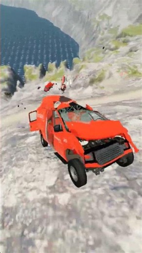 COLA BUS VS CLIFF #beamngdrive #toycars #automobile