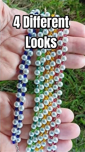 DIY Pearl & Crystal Bracelet | 4 Different Looks
