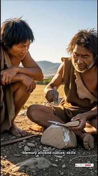 How Memory Shaped the Human Brain | Human Evolution Explained #humanevolution #scienceshorts