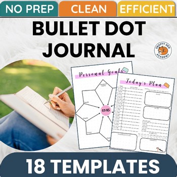 Bullet Dot Journal Pink - Lifestyle Planner Reflection Journaling Habit Tracker