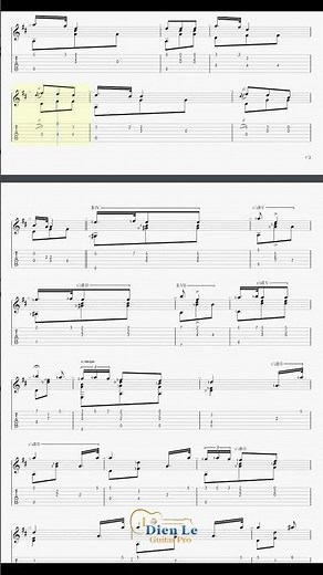 La Donna E Mobile (Giuseppe Verdi) Guitar Arrangement