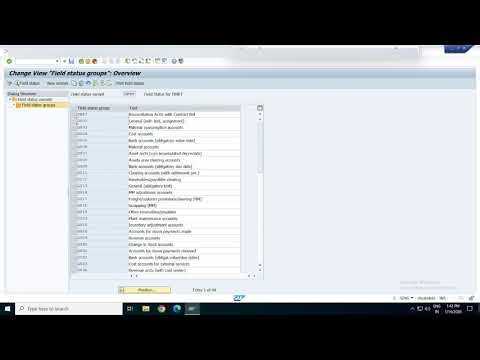 Field Status Variant in SAP