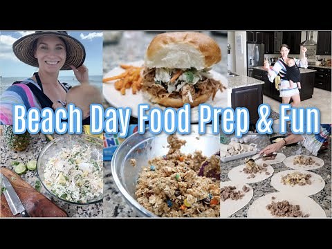 Beach Day Food Prep And Fun! Delicious Food To Enjoy In the Sunshine & More!