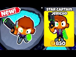 Meet The *NEW* HERO Star Captain Jericho! (Bloons TD Battles 2)