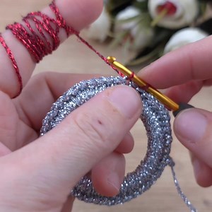 91K views · 500 reactions | Let's make very cute crochet Christmas balls in 10 minutes... easy crochet Christmas ornament #crochet #knitting | Nurgül İle El Sanatları | Facebook