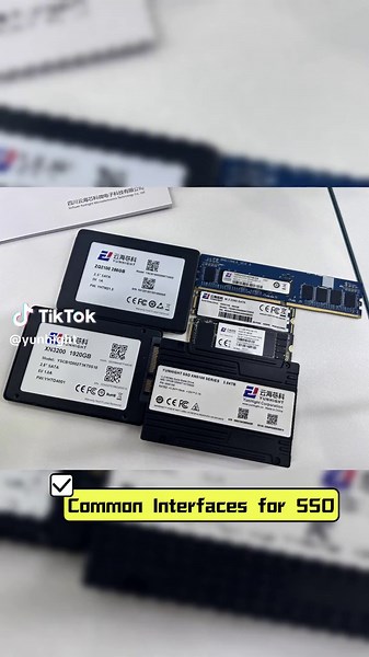 Common interfaces for SSD#ssdtiktok #ssd #sata #satassd #nvmessd