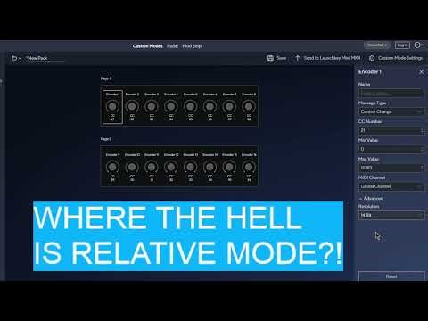 Novation Launchkey MK4 No RELATIVE mode for encoders in Custom Mode?! Play doesn't send MIDI CC#?!