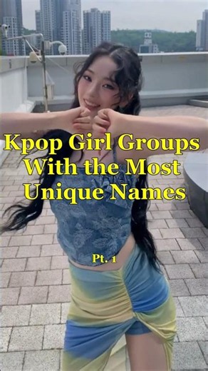 Kpop Girl Groups With the Most Unique Names (Pt. 1) #kpop #fyp