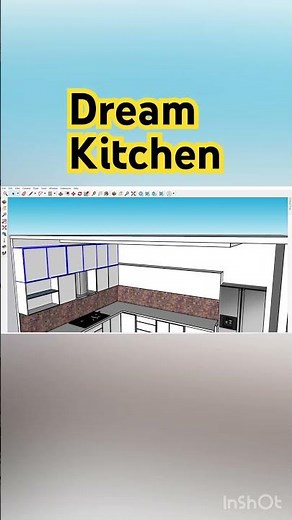 Sketchup modelling / 🔥Kitchen Design / Sketchup interior Design