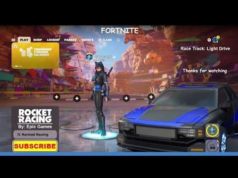 Fortnite: Rocket Racing Ranked Gameplay | Shadow Blade Hope