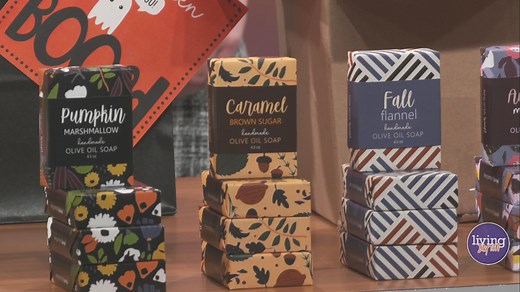 Handmade soaps and lotions for Spooky season with Living Simply Soap