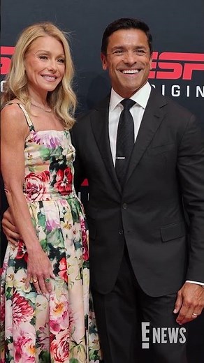 Kelly Ripa and Mark Consuelos at ESPN's "Running With The Wolves" Series Premiere