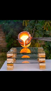 Molten Glass Lava Vs Pure Glass 😱 #experiment #satisfying | RHCB Experiments