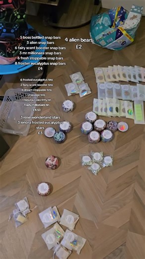 Limited Stock of Scented Snap Bars and Tins