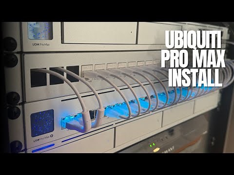 Ubiquiti Pro Max Install!
