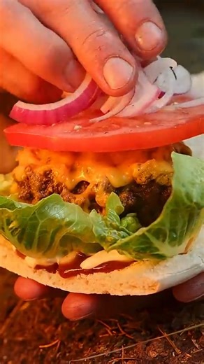 Let's switch up the cooking game today, Do you like it reversed?😉 #firekitchen #badger #burger | Fire Kitchen