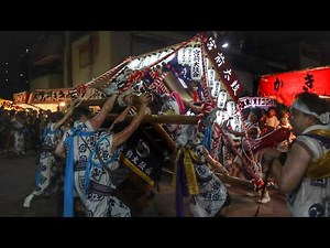 令和6年 大阪市淀川区 塚本神社 夏祭り 宵宮 各地区 枕太鼓 夜の巡行 最後のパフォーマンス