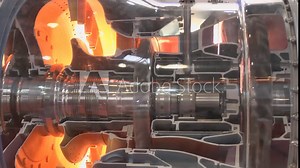 Model of a gas turbine engine