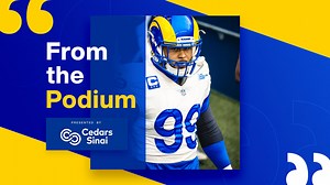 From the Podium: Rams look ahead to Saturday's divisional round playoff game vs. Packers