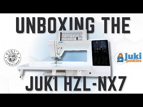 Juki HZL-NX7 COMPLETE Unboxing & Feature Review | Most Affordable 12" Throat Space Machine!