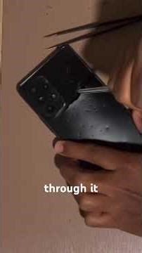 Destroying a Samsung phone