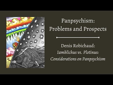 Denis Robichaud | Iamblichus vs Proclus: Considerations on Panpsychism