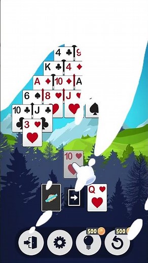 Solitaire Plus Pyramid - Online v.3 #shorts
