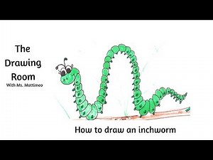 how to draw an inchworm