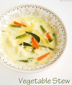 Vegetable stew recipe, Appam side dish - Raks Kitchen