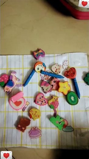 my earser collection stationery earser