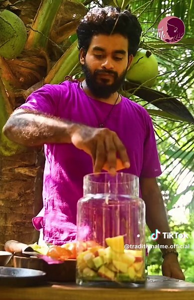 Vitamin-Packed Coconut and Beetroot Juice - PART 1 #traditionalme #fyp #recipe #cookingtiktok #exotic #healthyrecipes