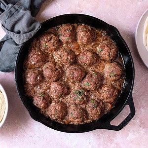 382K views · 2.7K reactions | NEW! Lamb Meatballs! The sauce is everything! RECIPE: https://www.themediterraneandish.com/lamb-meatballs-with-caramelized-onions/ | The Mediterranean Dish | Facebook